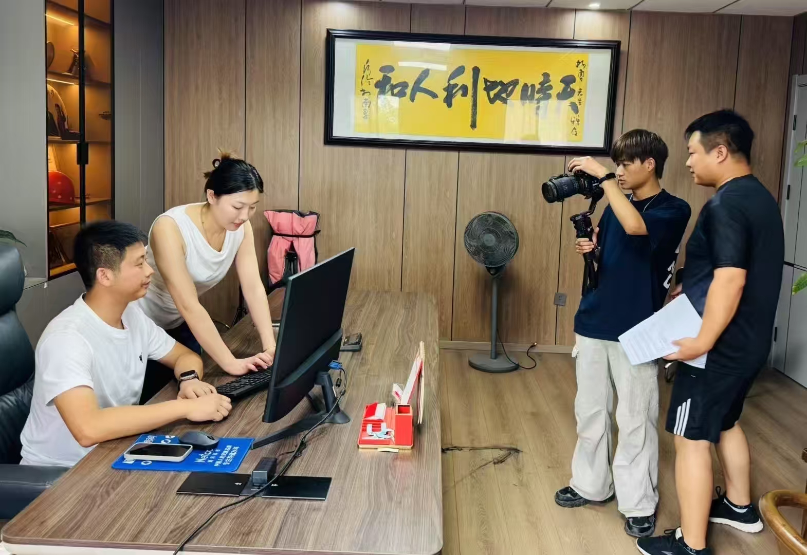 短视频制作现场