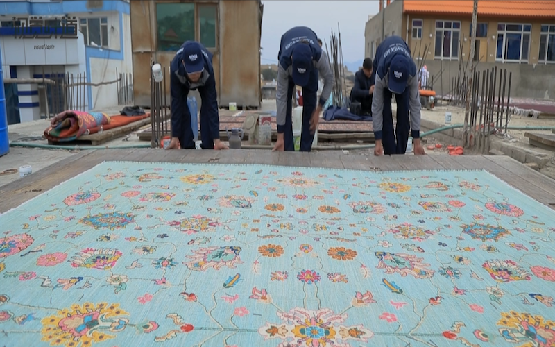 安徽几时空间手工地毯设计示例